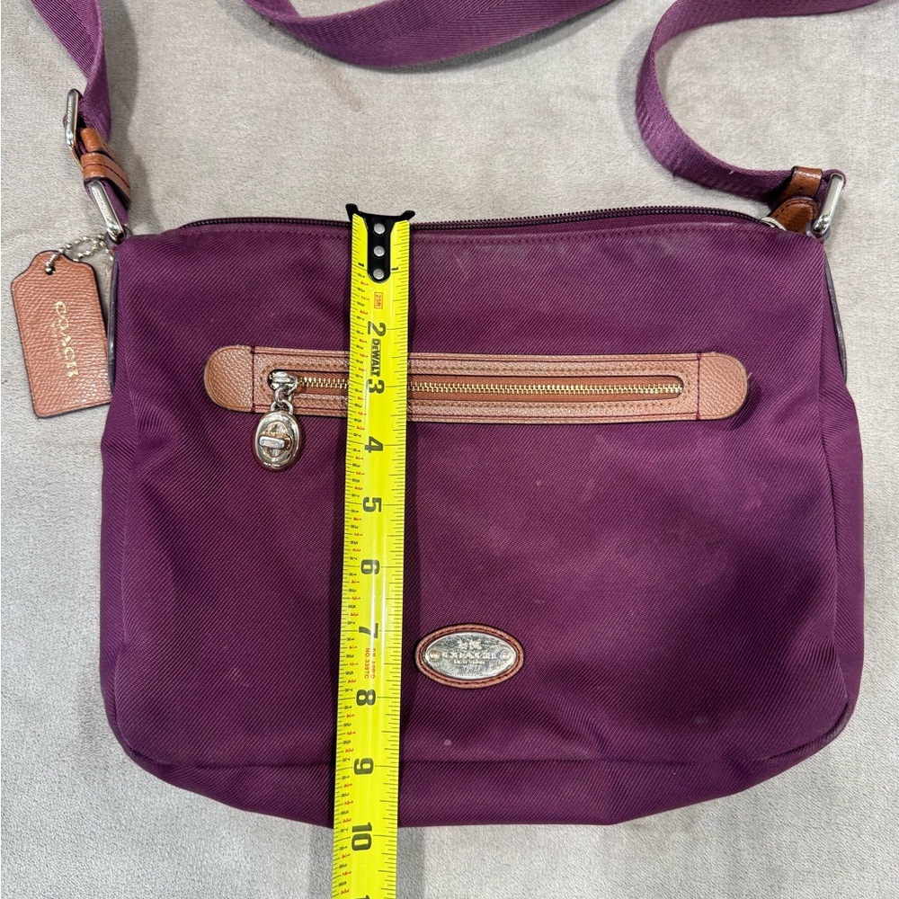 Coach Sawyer Plum Crossbody Bag - Picture 10 of 11